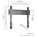 VOGELS ELITE TVM 5505  | ULTRA SLIM | Vaste tv-beugel  | 32-77" | max 75kg | VESA 400x400 Muurbeugel