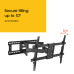 VOGELS MA-5040 Draai- en kantelbare tv-beugel 43 – 90-inch max. 45kg