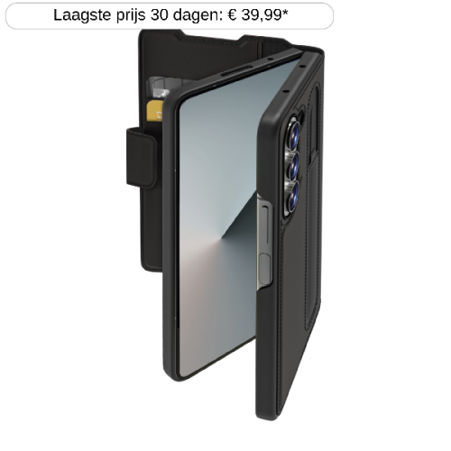 SBS Wallet Stand Case for Samsung Z Fold 7 Black