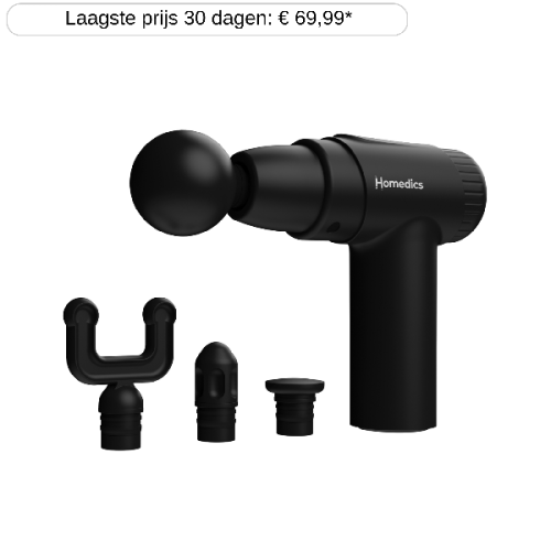 HOMEDICS Massage Gun Novo Zwart