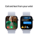 APPLE Watch S10 GPS 46 mm Aluminum Silver kast, Blue Cloud Sport Loop Band (MWWP3QF/A)