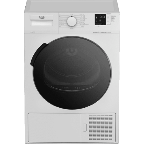 BEKO DH8733GA0MM - Warmtepompdroger - 8 kg - 64 dB - Energielabel C