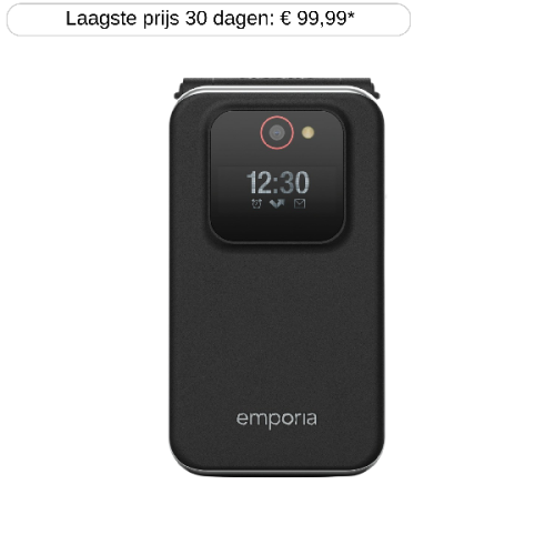 EMPORIA Joy 4G Senior Feature Phone - Zwart