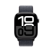 APPLE Watch S10 GPS 46 mm Aluminum Jet Black kast, Ink Sport Loop Band (MWWT3QF/A)