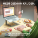 LOGITECH Draadloos toetsenbord Pebble Keys 2 K380s AZERTY Wit (920-011804)