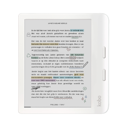 KOBO E-Reader Libra Colour - Wit