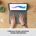 LOGITECH Toetsenbordcover Combo Touch iPad Pro 11" AZERTY Grijs (920-010144)