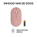 LOGITECH Draadloze muis Pebble M350s Roze (910-007014)
