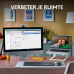LOGITECH Draadloze toetsenbord en muis MK950 Signature Slim AZERTY Zwart (920-012485)