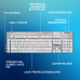 LOGITECH Gamingtoetsenbord G915 X Lightspeed AZERTY Wit (920-012687)
