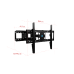 ISY TV muurbeugel 37" tot 85" VESA max. 600 x 400 mm (ITV 3300)