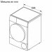 SIEMENS WQ35B2BSFG - Warmtepompdroger - 8.0 kg - 61 dB - Energielabel C