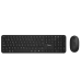 QWARE Draadloos toetsenbord en muis Eastbourne AZERTY Zwart (QW PCB-368BL)
