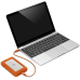 LACIE Externe harde schijf 2 TB Rugged Mini USB-C (STFR2000800)
