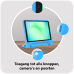JUST IN CASE Kids Cover Samsung Galaxy Tab A11 / Tab A9 - Blauw