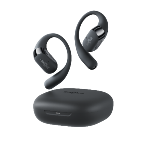 SHOKZ OpenFit 2 Open-ear Draadloze oordopjes Zwart