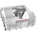 BOSCH SMI4ECS28E - inbouwvaatwasser - Volledig geïntegreerd - 14 bestekken - 44 dB(A)