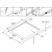 SAMSUNG NZ64F5RD9AB/EF - Kookplaat - Inbouw - Keramisch - 2-fasen (Perilex) - breedte 57.5 cm