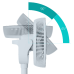 DUUX Whisper Flex 2 Smart Ice Blue - Ventilator