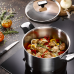 LAGOSTINA Stoofpot Emotion 24 cm Zilver (E3014604)