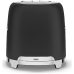 SMEG TSF01BLMEU 2-snee Broodrooster Zwart