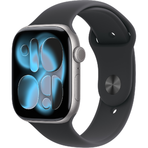 APPLE Watch Series 11 GPS - 46mm Space Grey Aluminium Case - Black Sport Band M/L