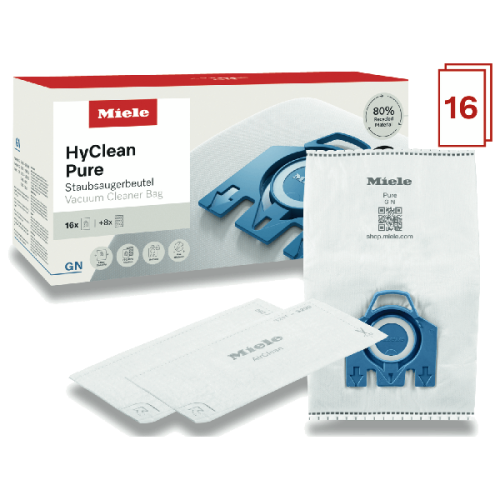 MIELE Stofzuigerzakken GN XXL HyClean Pure 16 stuks (12498250)