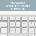 LOGITECH Draadloze toetsenbord en muis MK950 Signature Slim AZERTY Wit (920-012595)