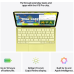 APPLE MacBook Neo (2026) - 13 inch - A18 Pro - 8 GB - 256 GB - Citrus - AZERTY