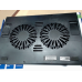 ACT Laptopstandaard tot 17" USB met ventilatoren Zwart (AC8105)