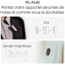 PLAUD Notepin Digital dictafoon - Lunar Silver