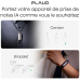 PLAUD Notepin Digital dictafoon - Lunar Silver