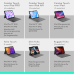LOGITECH Combo Touch iPad Air 13-inch (M2, M3 & M4) Grijs AZERTY (920-012613)