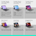 LOGITECH Combo Touch for iPad Air 11-inch (M2, M3 & M4), iPad Air (5th gen) Grijs UK indeling (920-012631)
