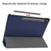 JUST IN CASE TriFold Case Samsung Galaxy Tab S10+ / S9+ / S9 FE+ - Blauw