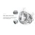HISENSE WF5S1043BW - Wasmachine voorlader - 10.5 kg - 1400 rpm - 72 dB