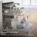 MIELE G 5611 SC BRWS - vrijstaande vaatwasser - 14 bestekken - 45 dB(A)