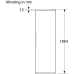 BOSCH KSN36VWDG - breedte 60 cm - hoogte 186 cm - inhoud 402 l - NoFrost Koelkast Wit