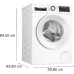 BOSCH WGG246Z3FG - Wasmachine voorlader - 9 kg - 1600 rpm - 74 dB