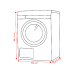 OK. OWM 8126 - Wasmachine voorlader - 8 kg - 1400 rpm - 76 dB