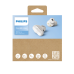 PHILIPS TAT3508WT/00 WRLS TWS HYBRID ANC White In-ear Draadloze oordopjes Met Noise-cancelling Wit
