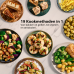 PHILIPS  Airfryer 5000-serie Dual Basket Met Stoomfunctie - NA555/00 - Dubbele Mand - SteamClean - 9L - Tot 6 Personen - Hetelucht friteuse - Zwart