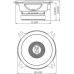 JBL 2-weg coaxiale luidsprekers Stage3 427 (STAGE3427)