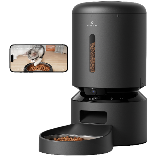 PETLIBRO GRANARY CAMERA MONITORING FEEDER BLACK Voedsel dispenser