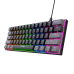TRUST Gaming toetsenbord mini GXT867 Acira RGB verlichting AZERTY Zwart (24882)