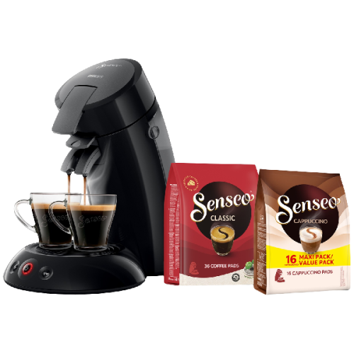 PHILIPS SENSEO Original HD6553/67 - Koffiezetapparaat  - Met padsysteem - 0,7 l - Zwart