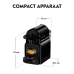 DE LONGHI Nespresso Inissia EN80.B - Compact design - 19 bar - Capsulemachine - Zwart