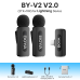 BOYA BY-V2 V2.0 - Wireless mic for Lightning 2TX + 1RX