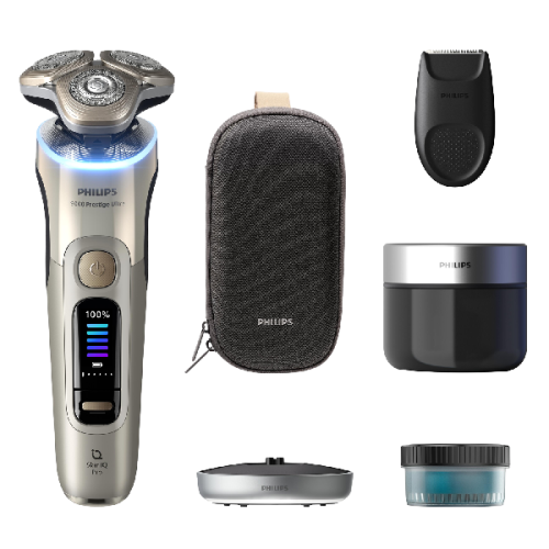 PHILIPS Shaver i9000 Prestige Ultra Wet&Dry XP9403/31 Scheerapparaat Zilver