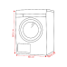 BEKO BM3WFU3741S - Wasmachine voorlader - 7 kg - 1400 rpm - 76 dB